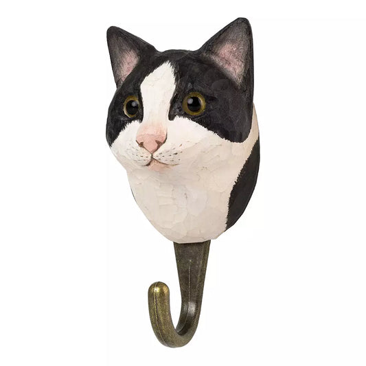 Knage - Sort og hvid  Kat - Træ