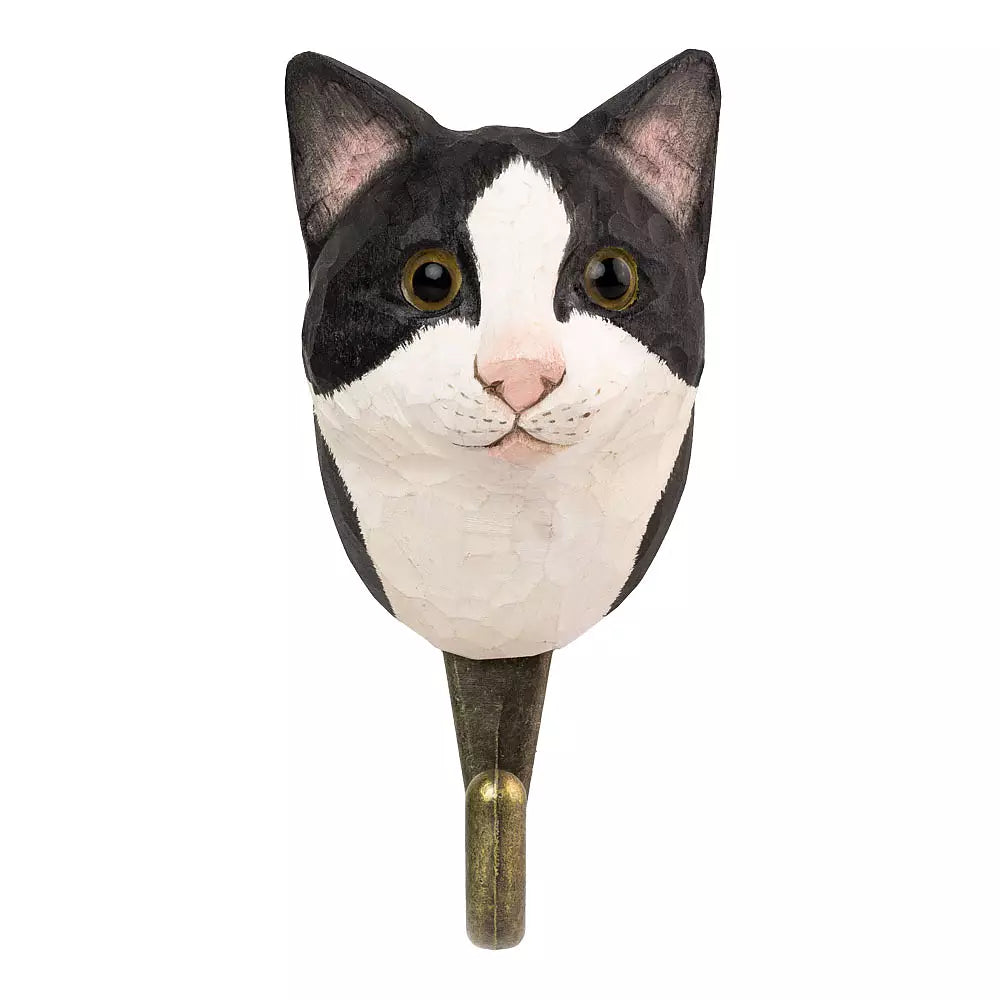 Knage - Sort og hvid  Kat - Træ