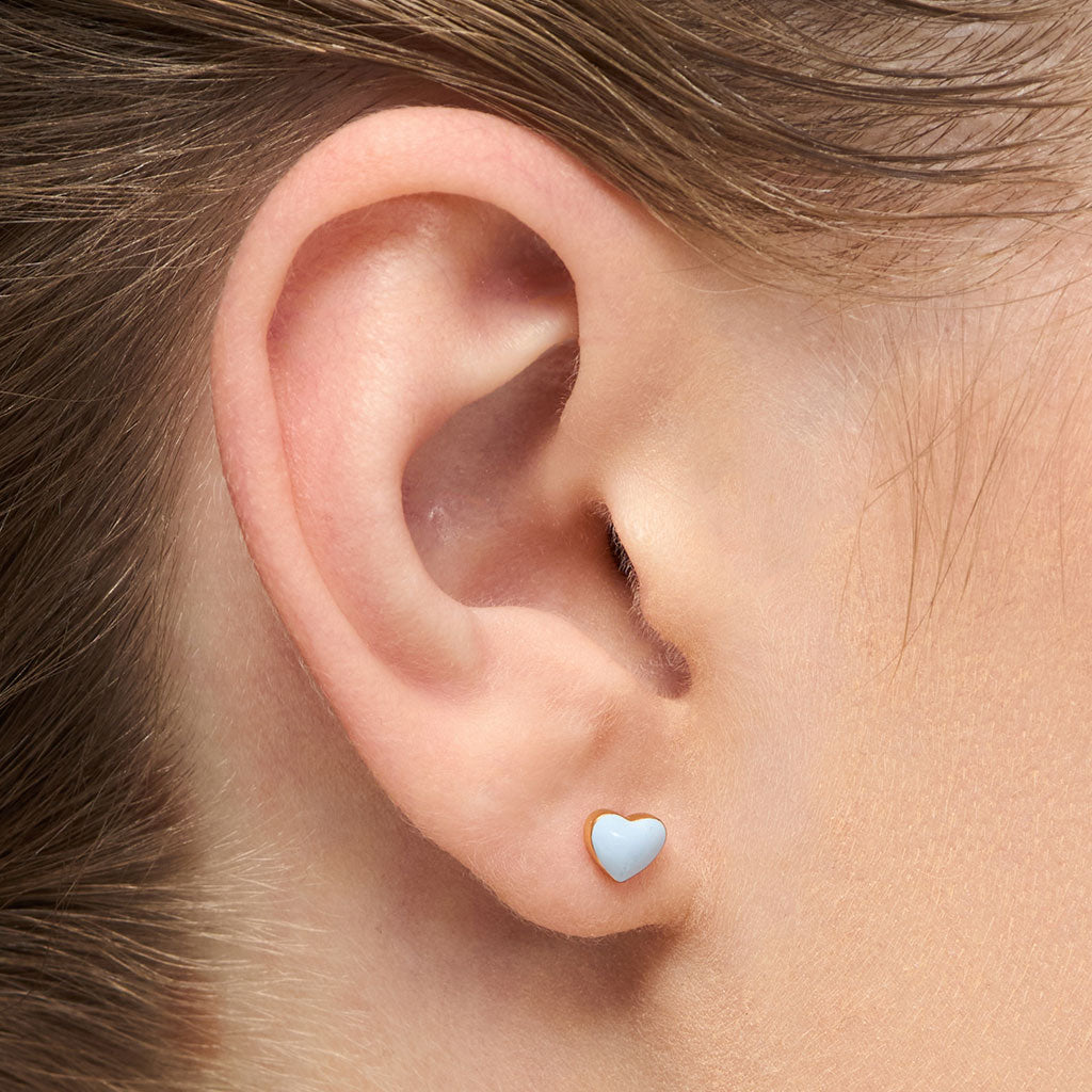 Ørestik - Love U earring - Skyride Blue