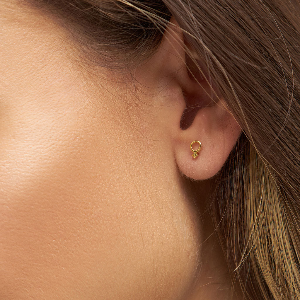 Ørestik - Venus earring  - Gold
