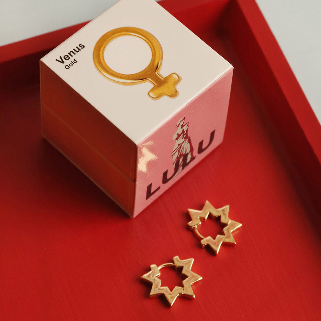 Ørestik - Venus earring  - Gold