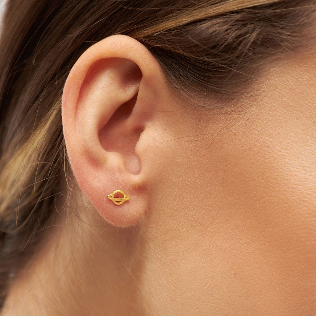Ørestik - Saturn earring - Gold