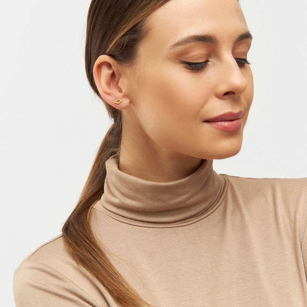 Ørestik - Saturn earring - Gold
