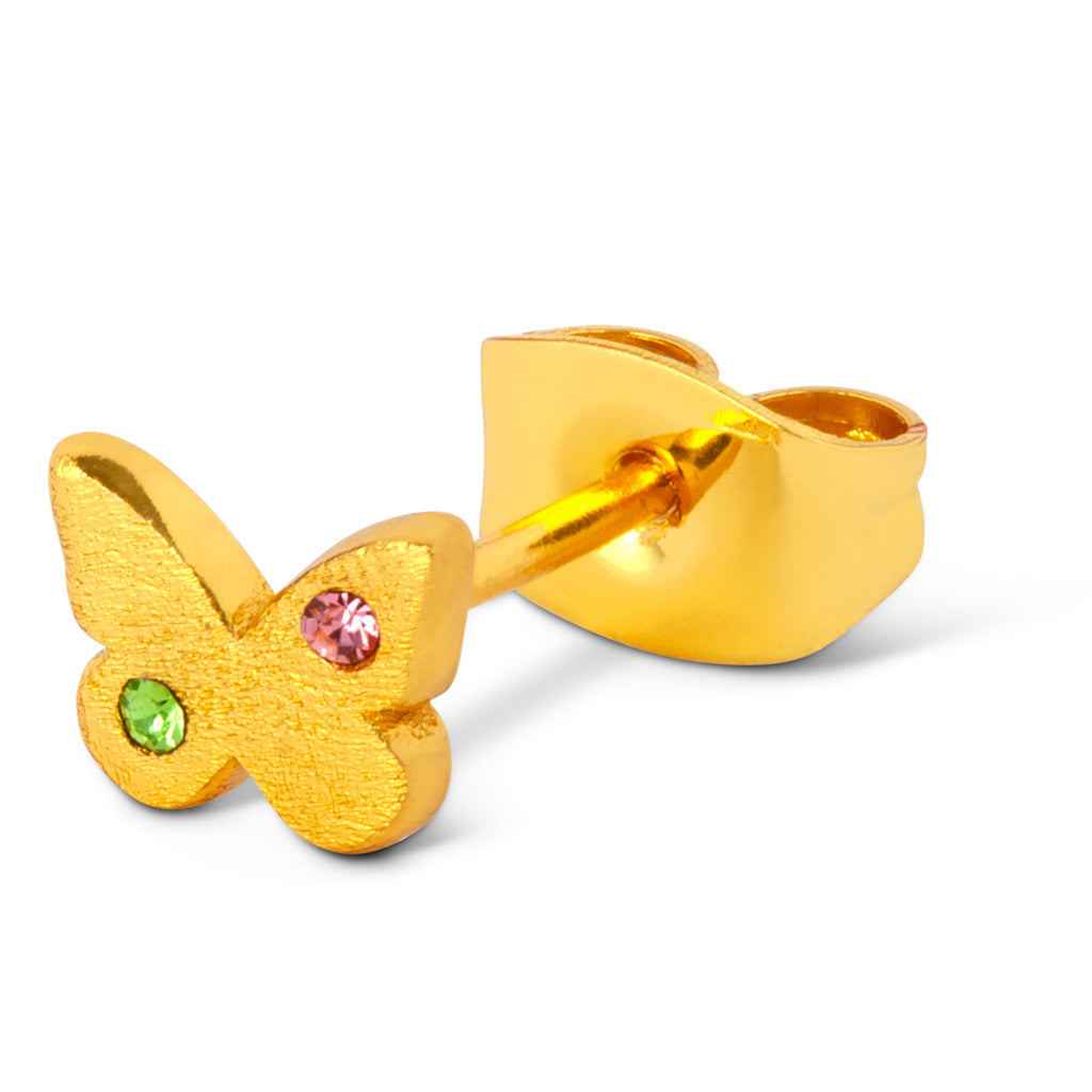 Ørestik - Butterfly earring - Gold