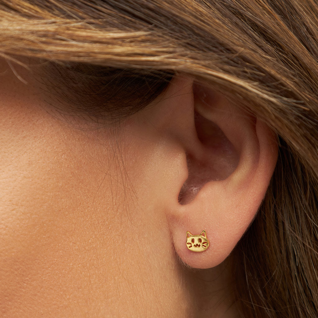 Ørestik - The Cat earring  - Gold