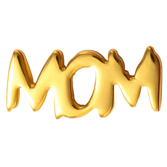 Ørestik - Word Mom earring  - Gold