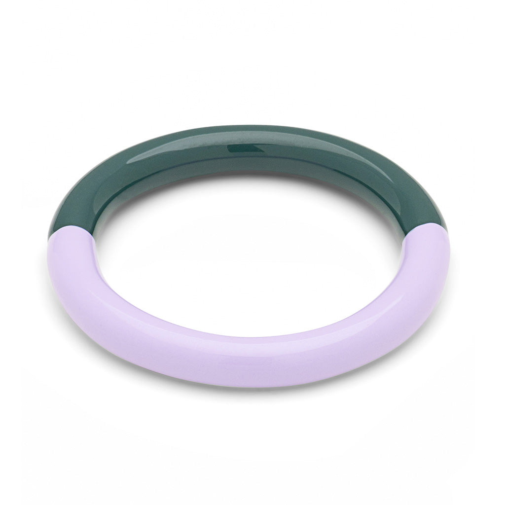 Fingering - Double Color Ring - North Sea Green - Purple