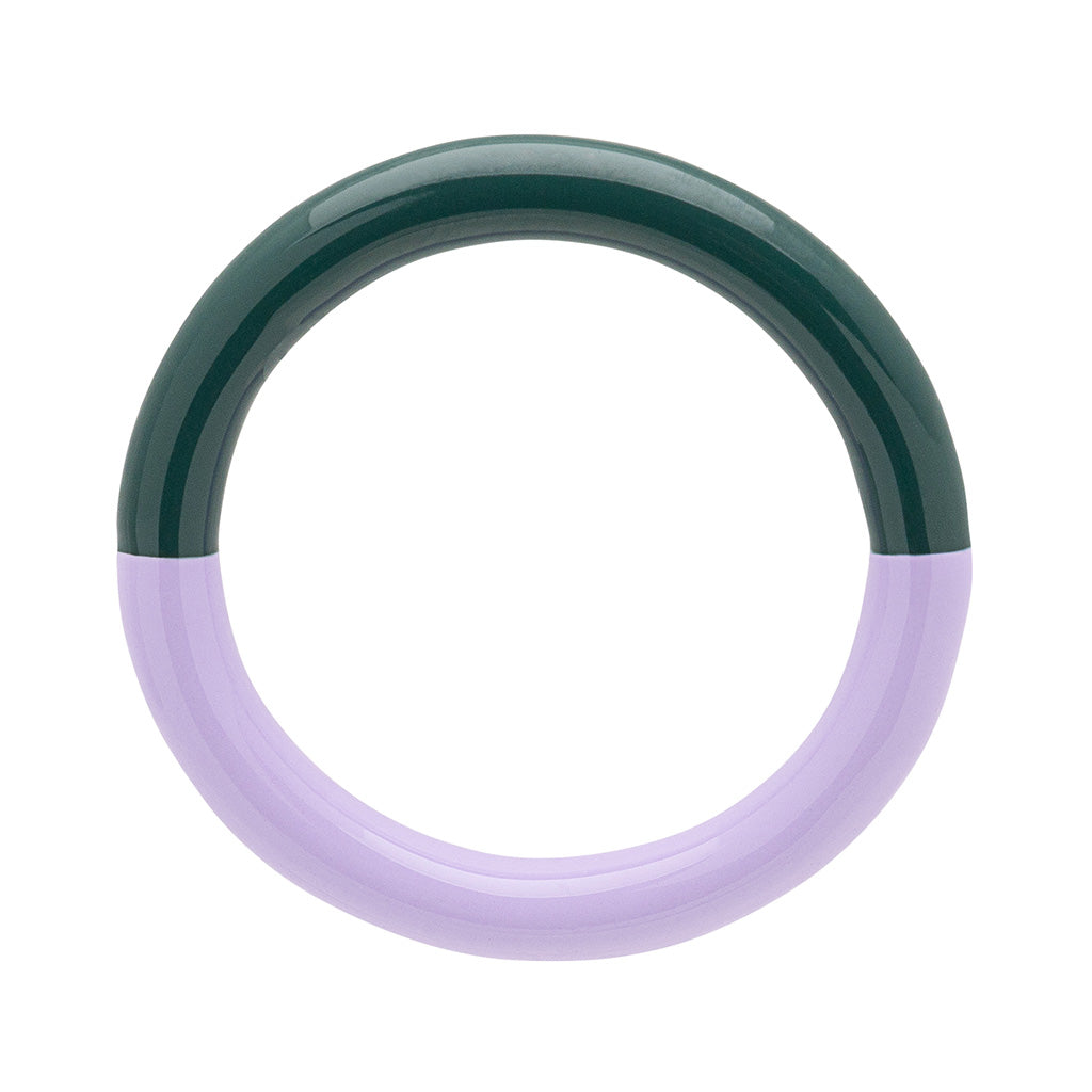 Fingering - Double Color Ring - North Sea Green - Purple