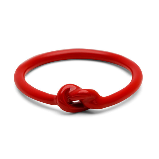 Fingering - Love Knot Ring - Passion Red