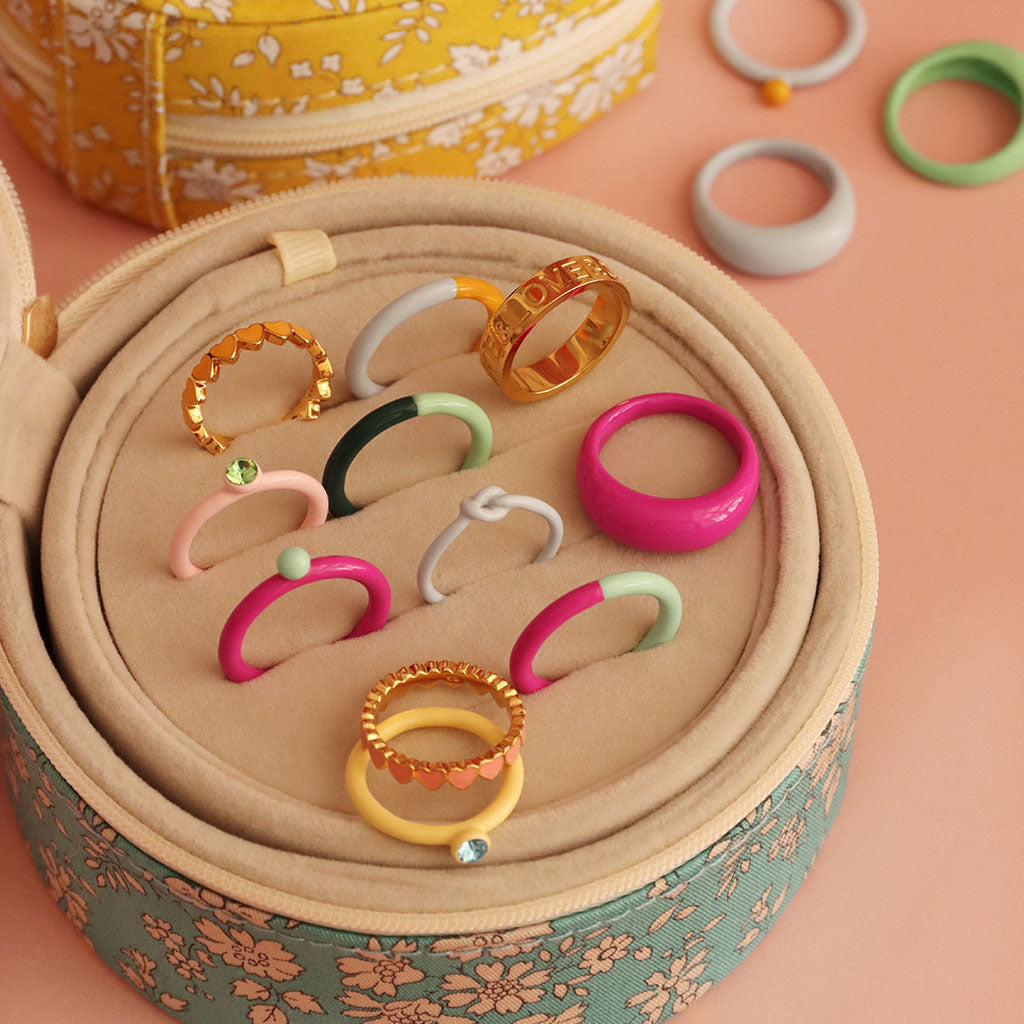 Fingering - Love Knot Ring - Skyride Blue