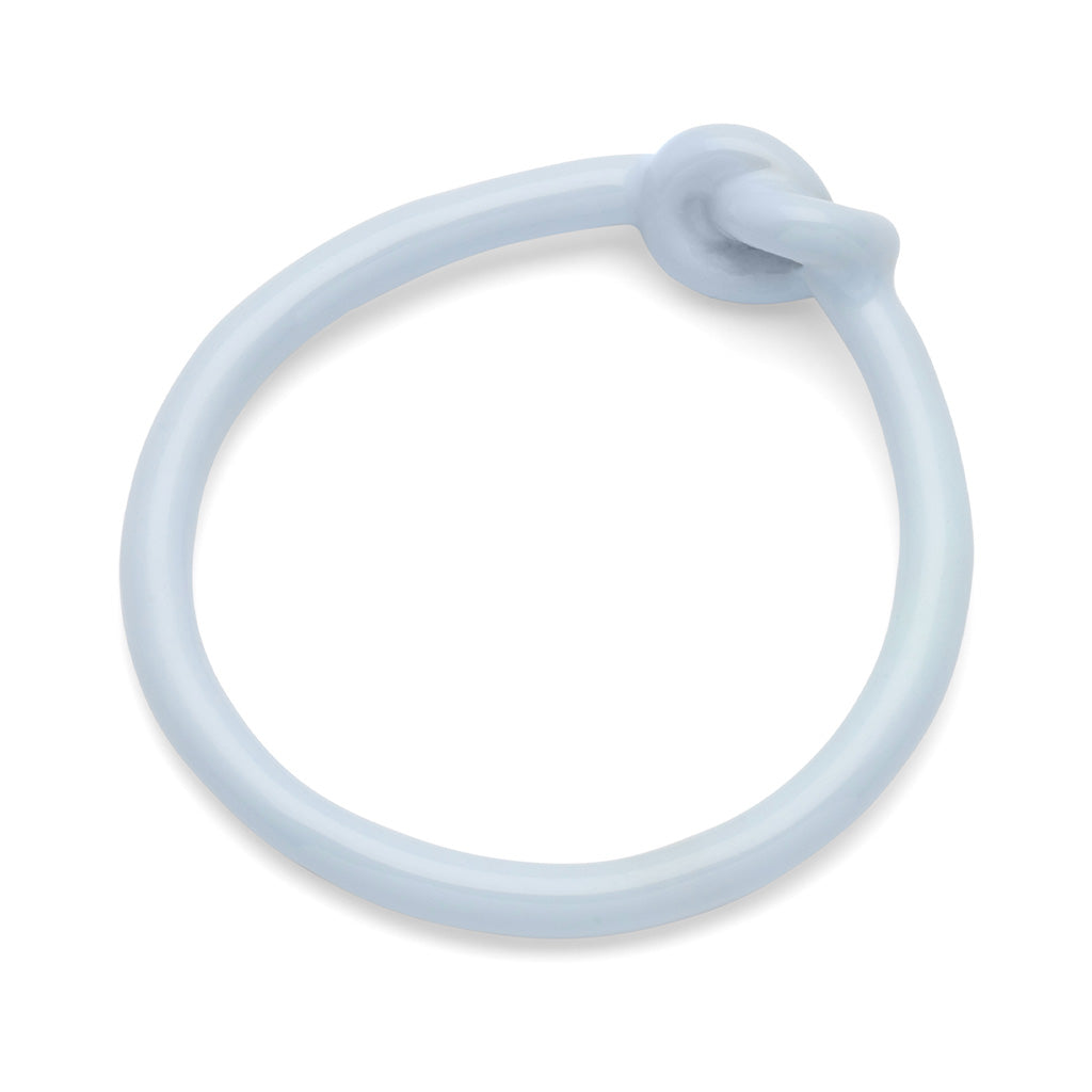 Fingering - Love Knot Ring - Skyride Blue