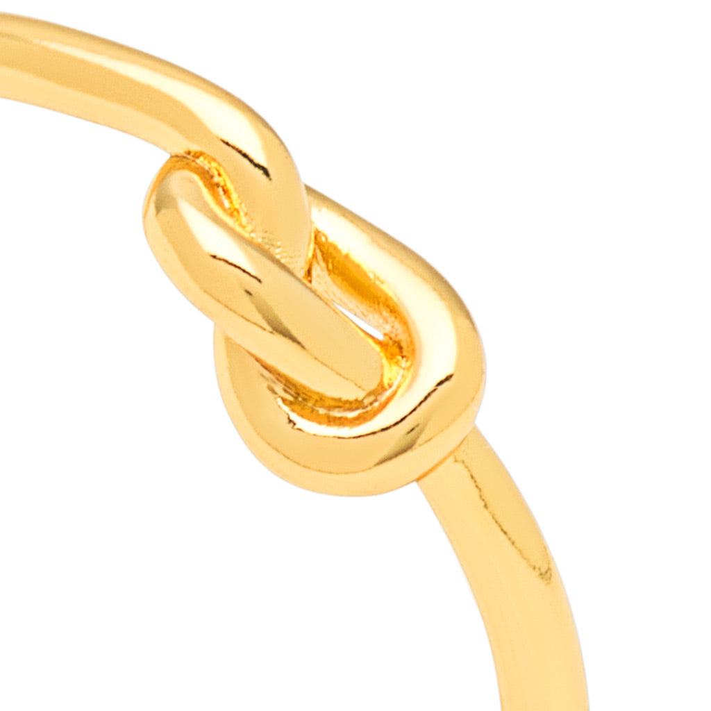 Fingering - Love Knot Ring - Guld