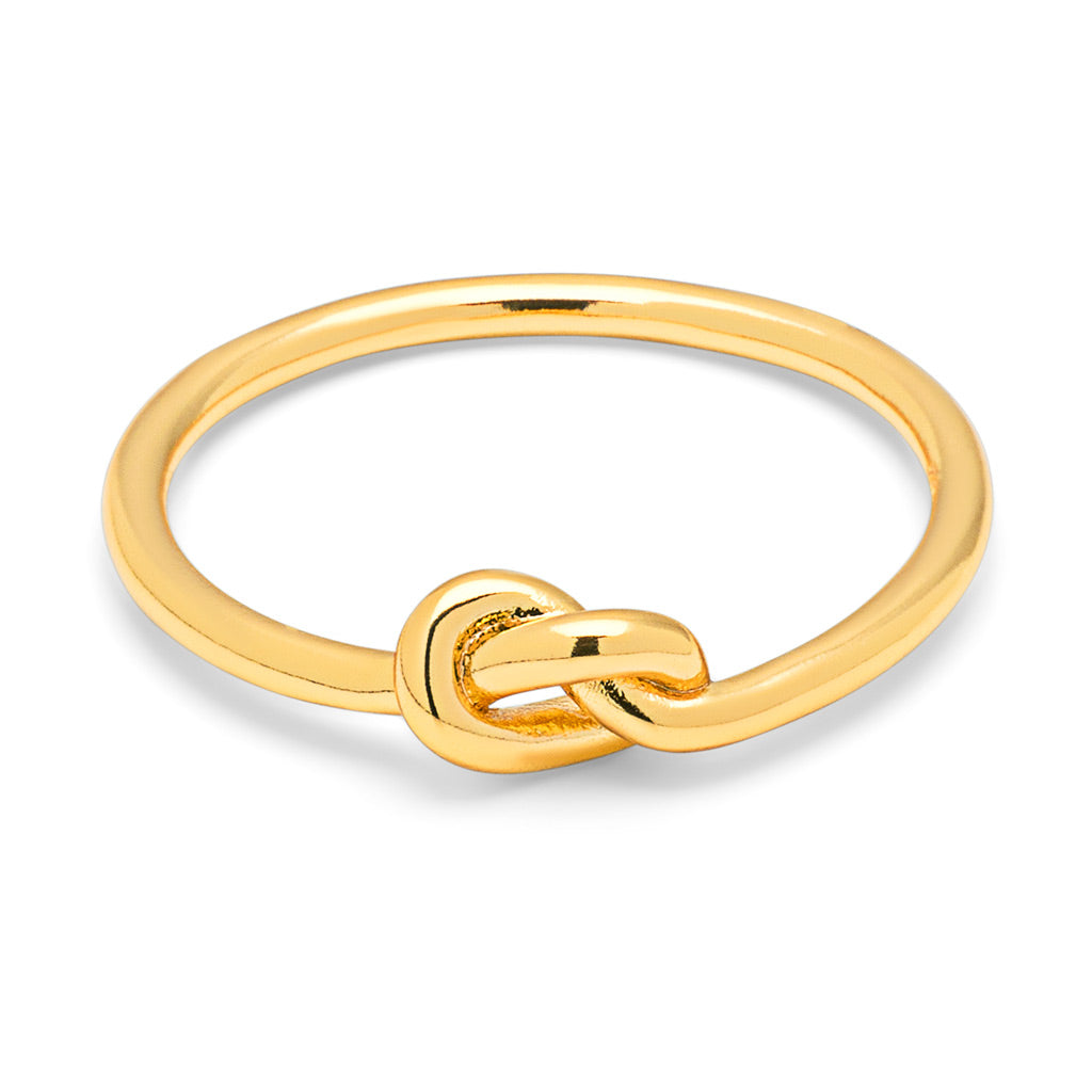 Fingering - Love Knot Ring - Guld