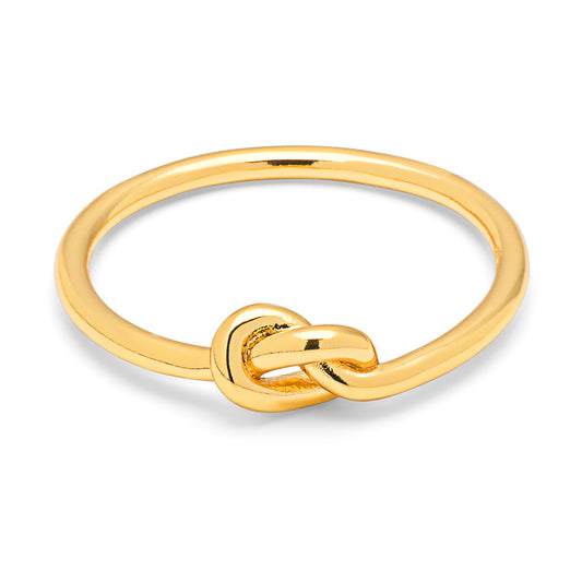 Fingering - Love Knot Ring - Guld