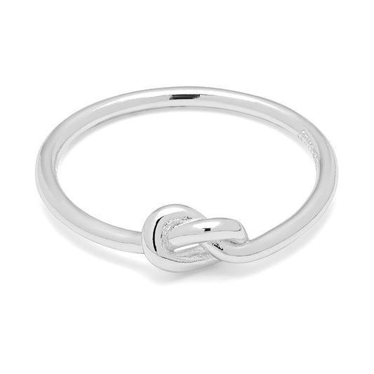 Fingering - Love Knot Ring - Silver