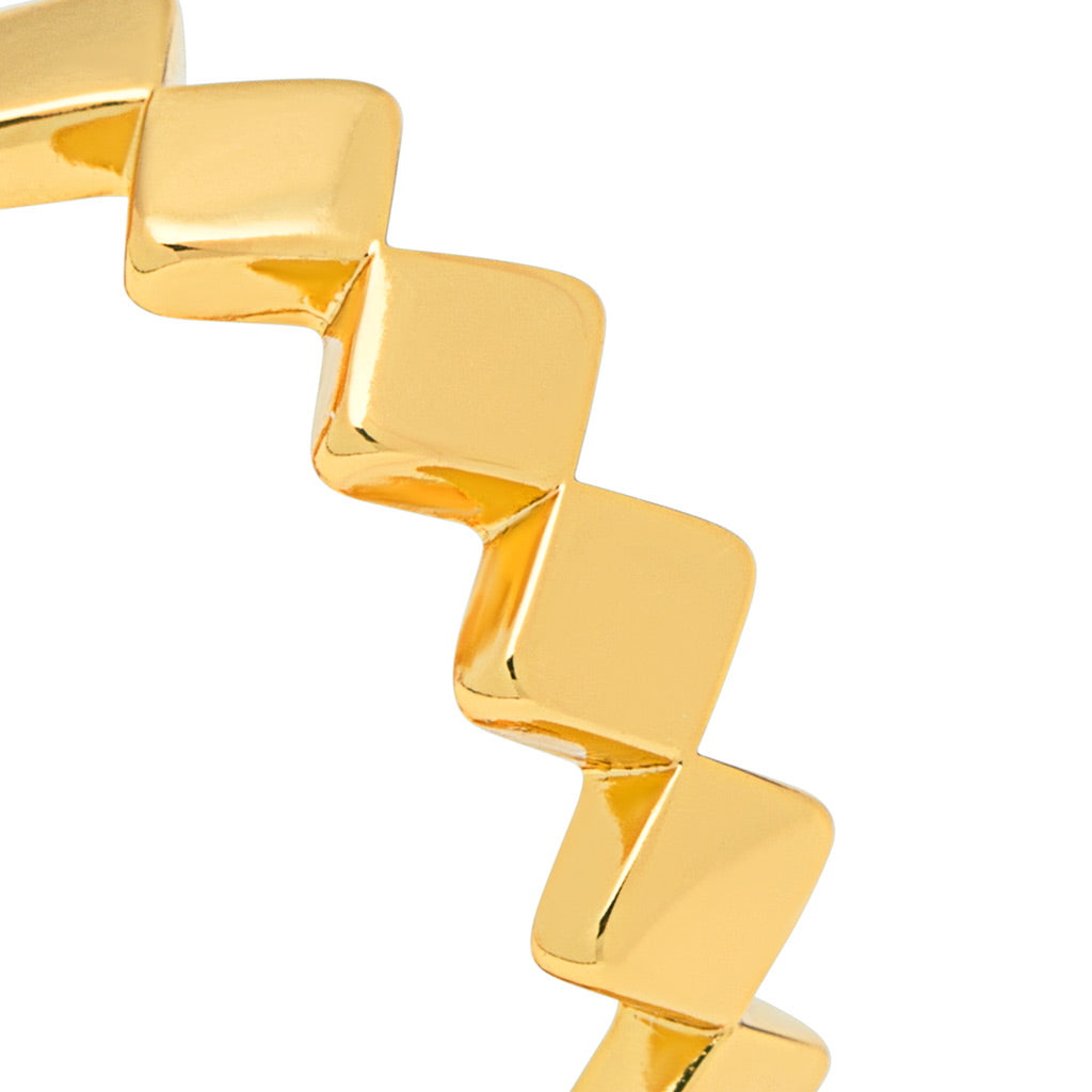 Fingering - Confetti Ring gold plated