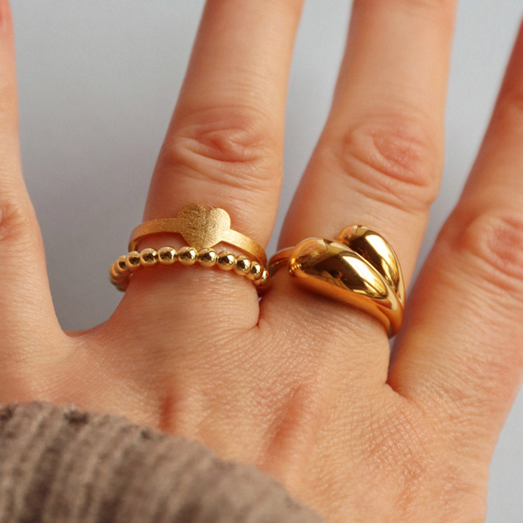 Fingering - Love Ring - Gold