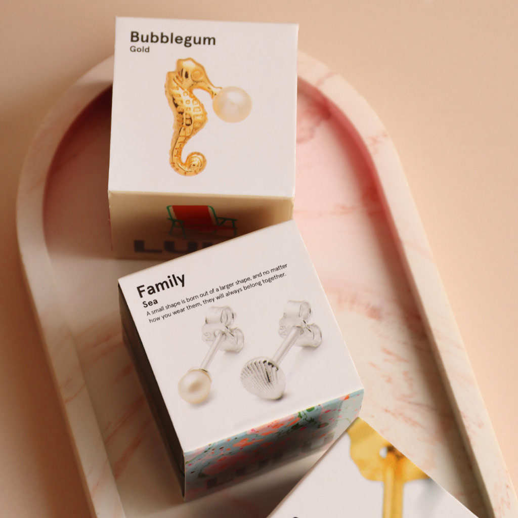 Ørestik - Bubblegum earring - Gold