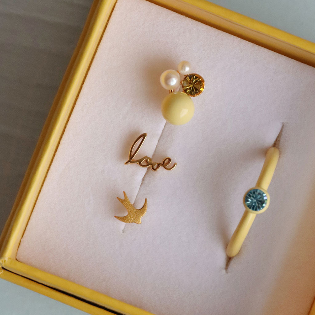 Ørestik - Swallow earring - Gold