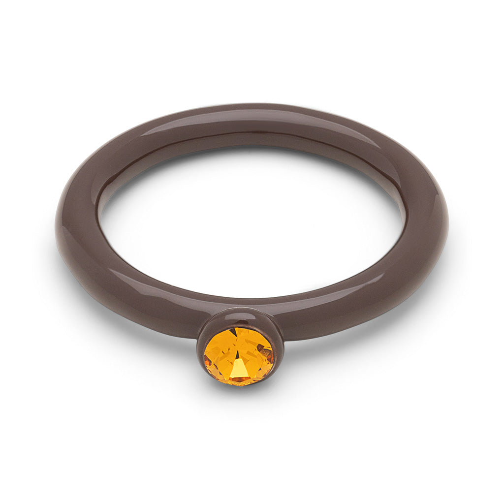Fingering - Color Ring Crystal - Cocoa Powder
