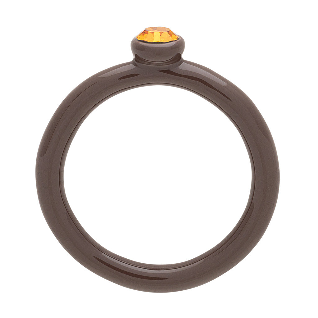 Fingering - Color Ring Crystal - Cocoa Powder