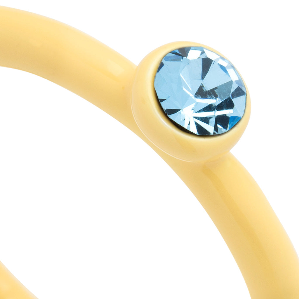 Fingering - Color Ring Crystal - Soft Yellow