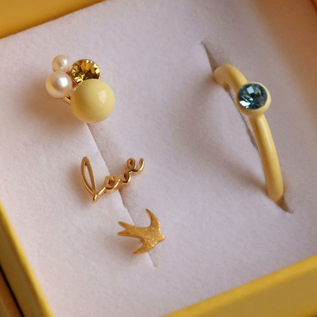 Ørestik - For My Love earring  - Gold
