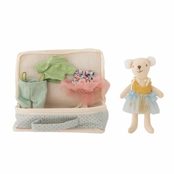 Lara Bamse Dukke, Multifarvet, Polyester