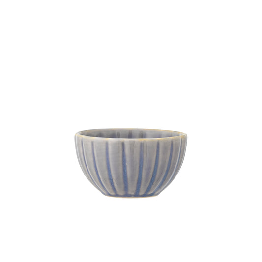 Latina Skål - Blå - Stentøj - Ø9 x H5 cm