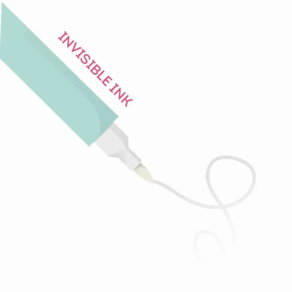 Magic invisible pen - Space – Usynlig blækpen med UV-lys