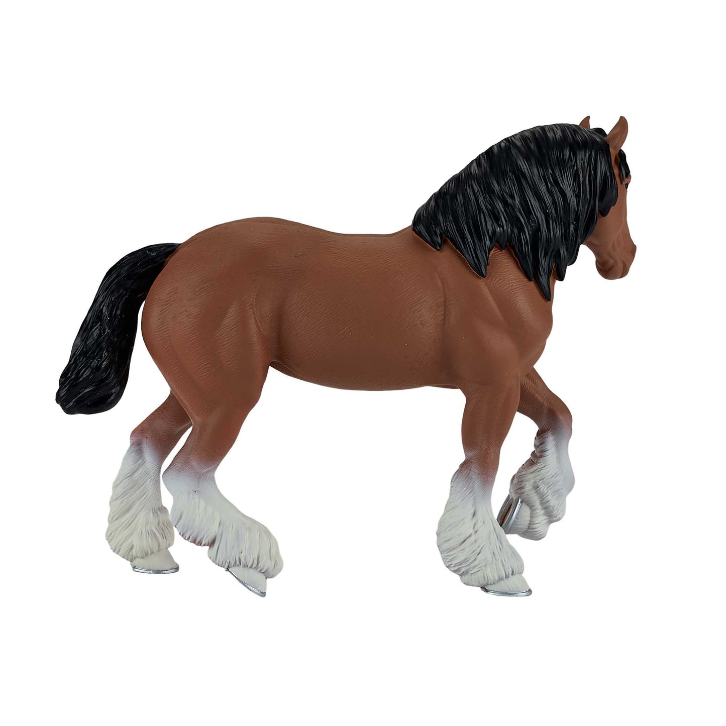 Mojo Clydesdale hest - Brun