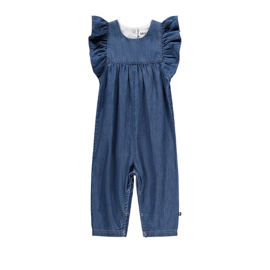 MOLO Buksedragt - Fifi Mid Blue Wash