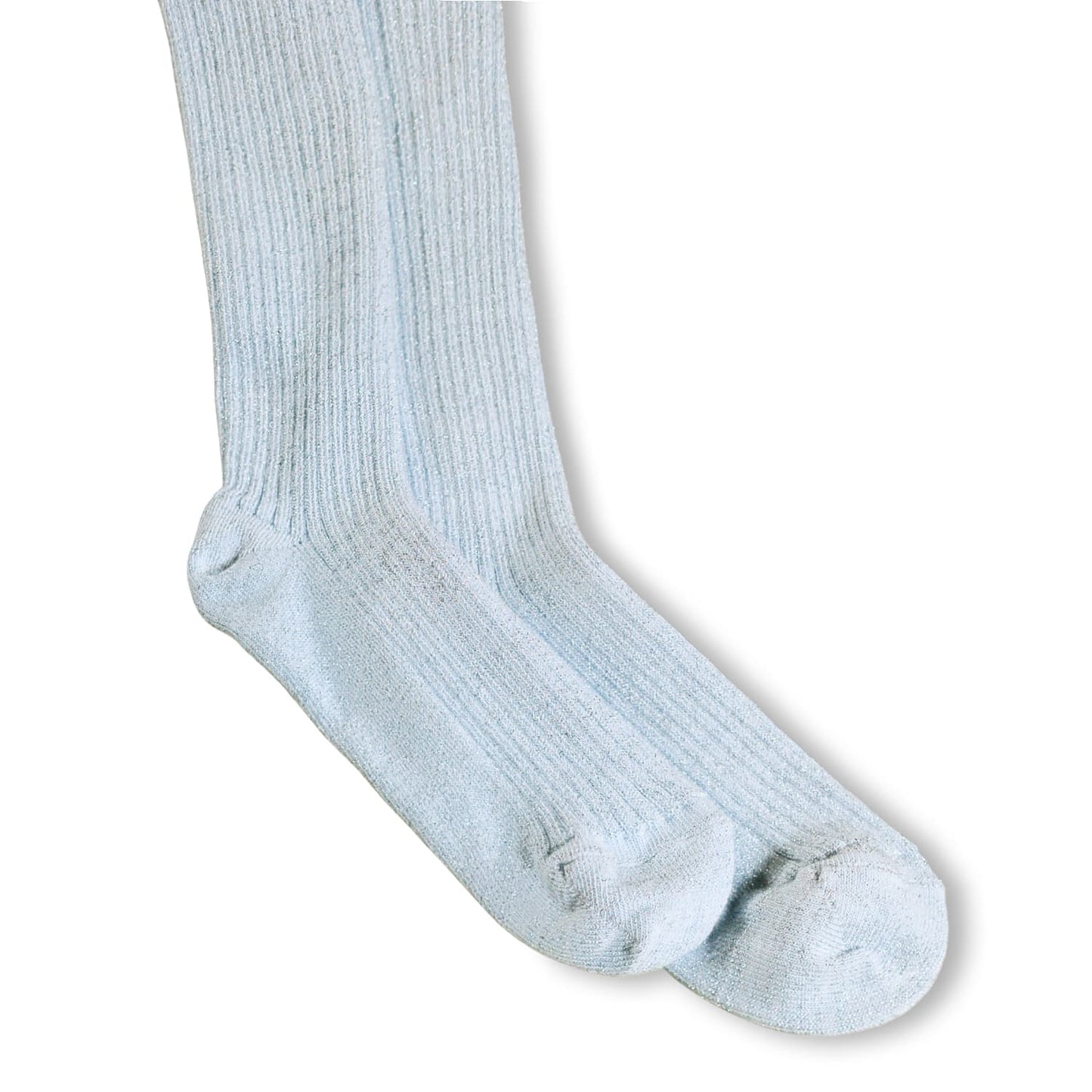 MOLO strømpebukser - Glitter rib Tights Morning Sky