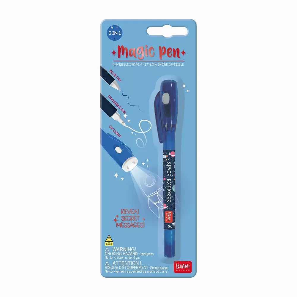 Magic invisible pen - Space – Usynlig blækpen med UV-lys