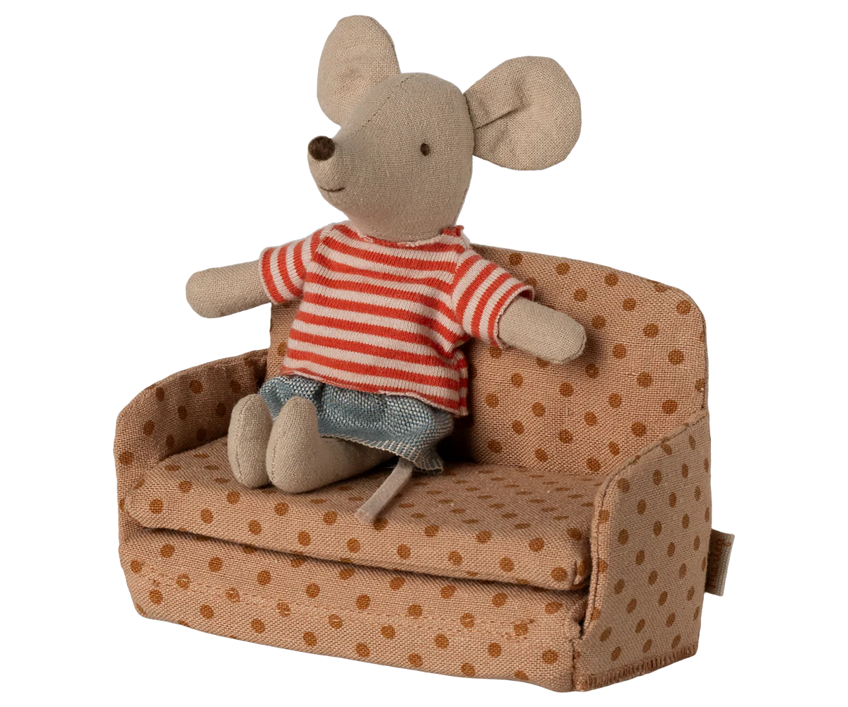 Maileg Sofa seng til Mus - Prikker