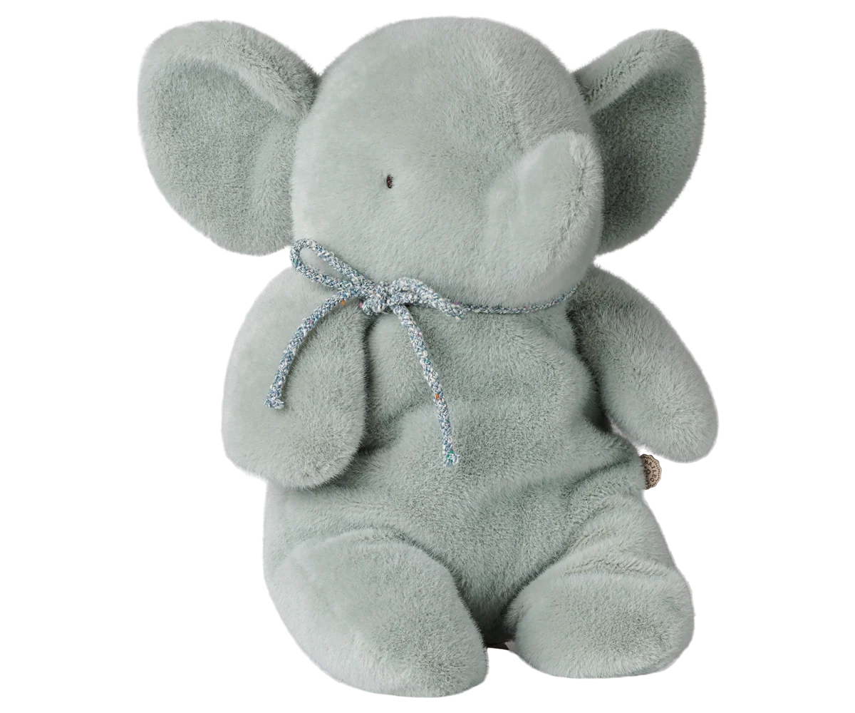 Maileg Plyselefant - Medium - Blød mint