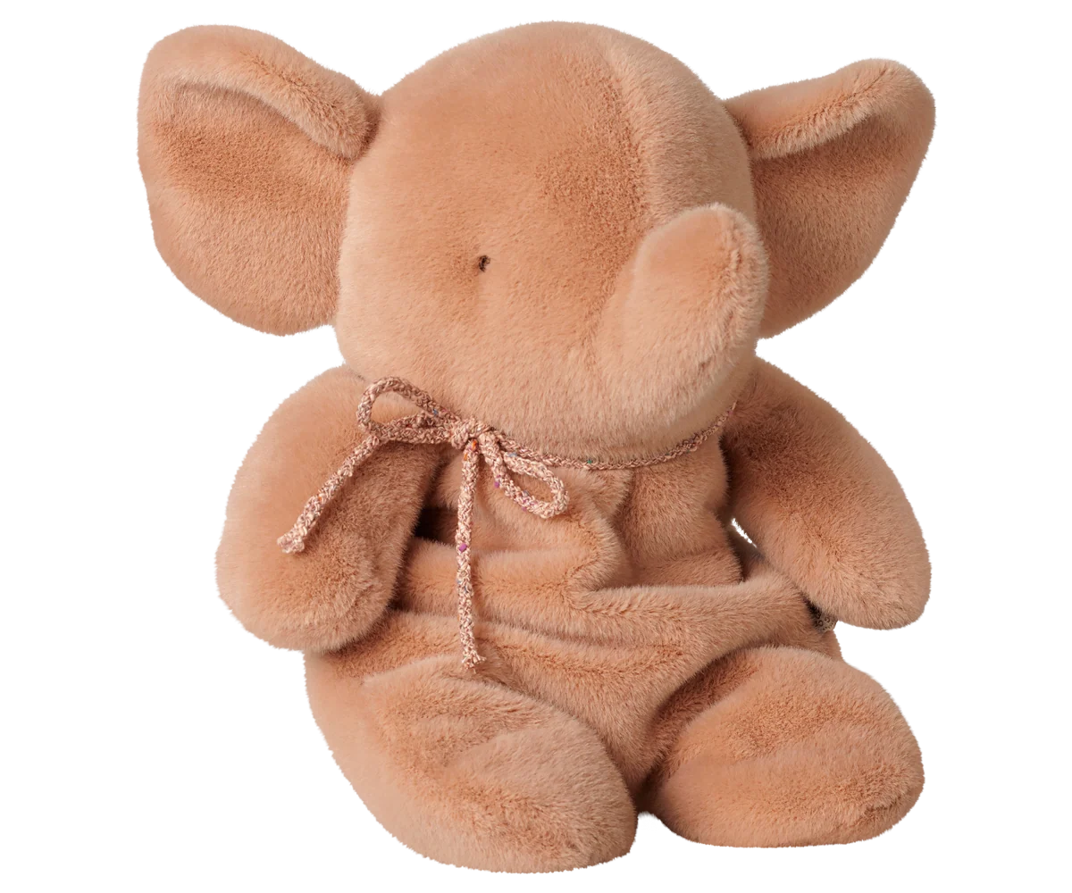 Maileg Plyselefant - Medium - Vintage rosa