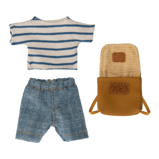 Maileg  Tøj og taske til Storebror mus