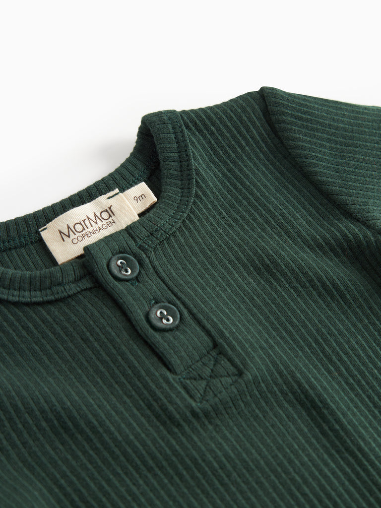 MarMar - Body LS, Bodystocking - Dark Leaf