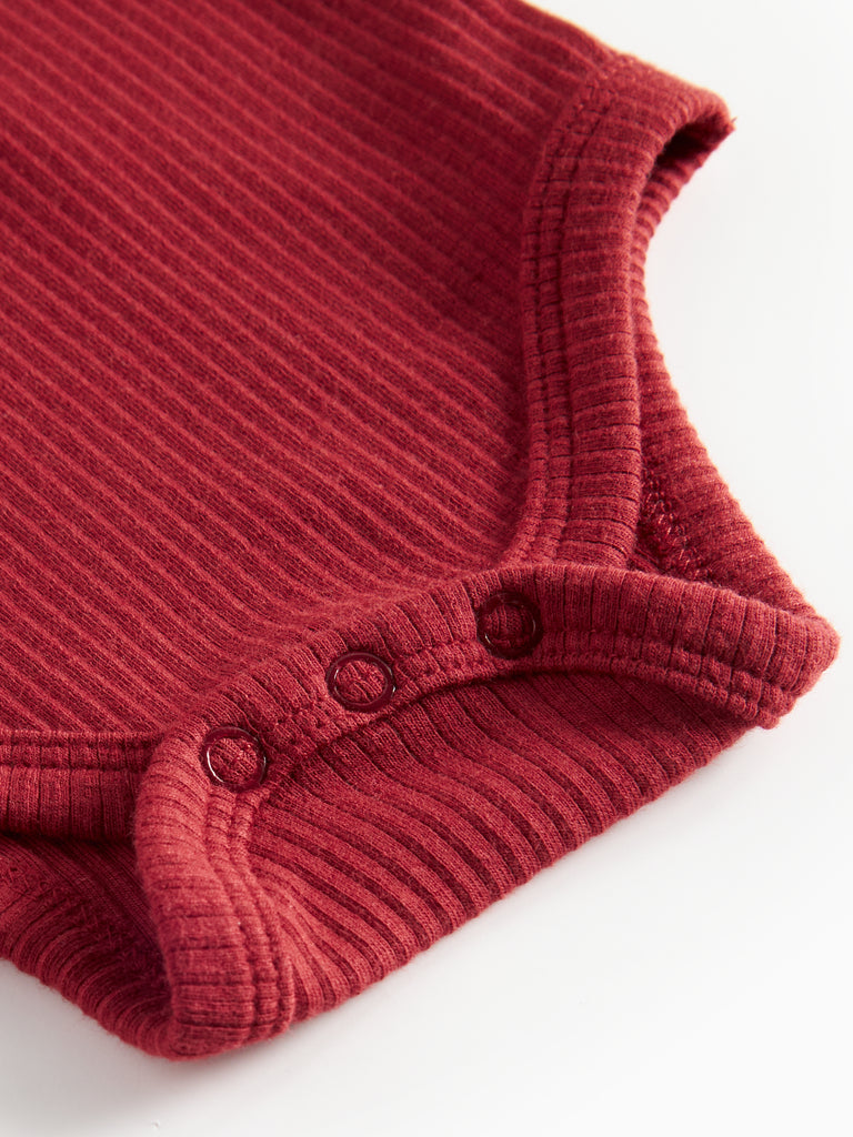 MarMar - Body LS, Bodystocking - Hibiscus Red