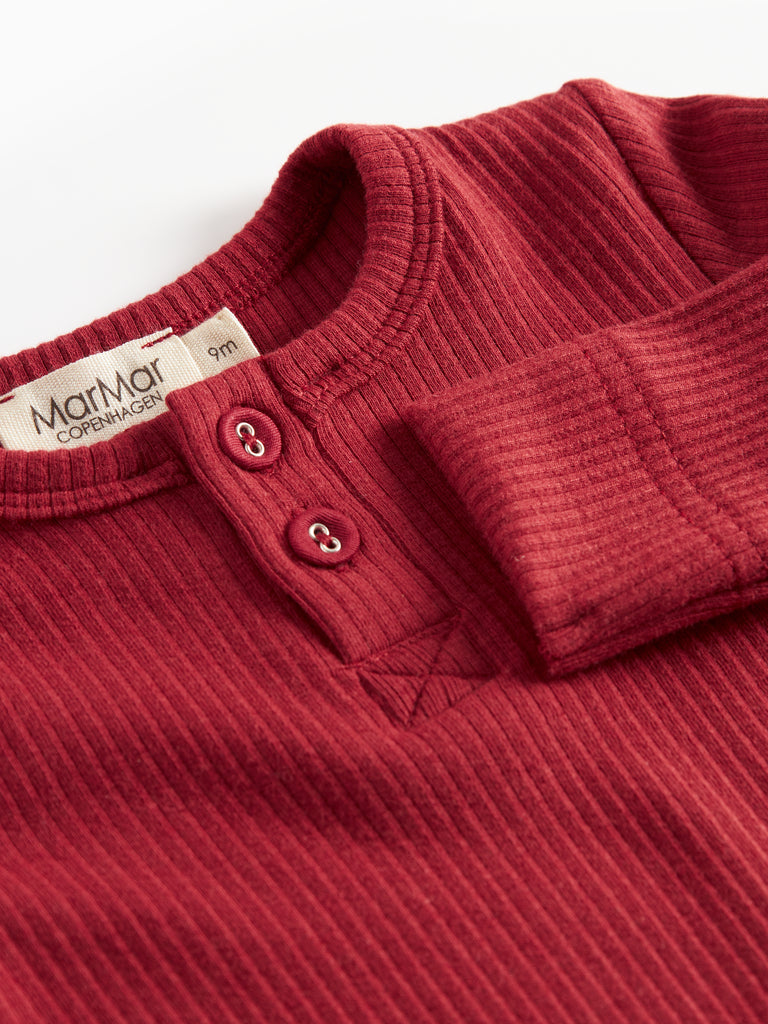 MarMar - Body LS, Bodystocking - Hibiscus Red