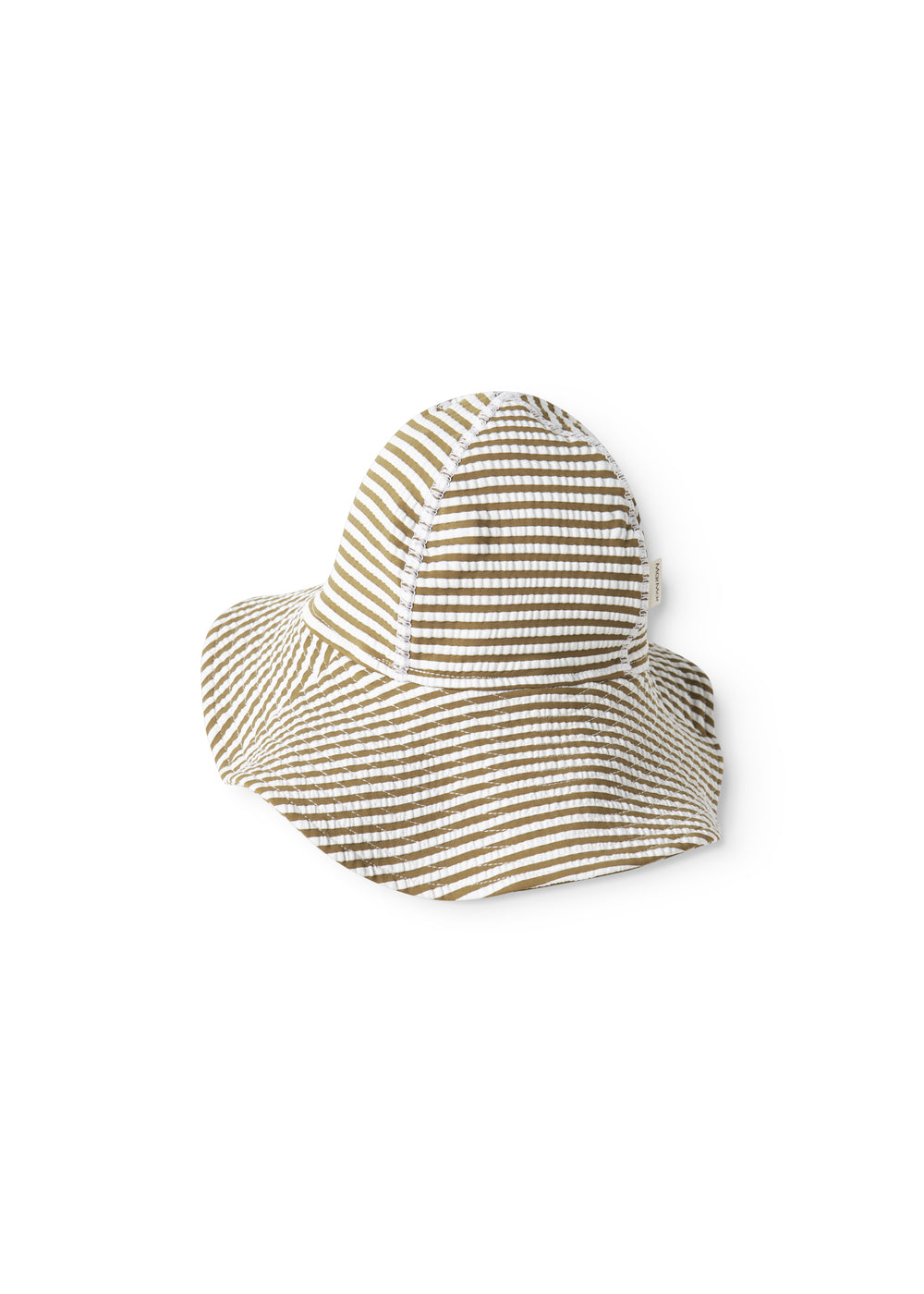 MarMar - Solhat - Alba Splash Long - Seersucker Swim - Dark Bronze Stripe