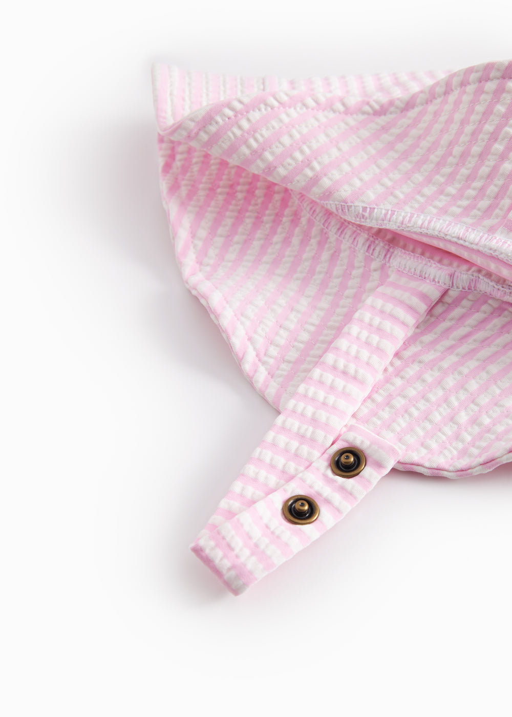 MarMar - Solhat - Alba Splash Long - Seersucker Swim - Pink Stribe