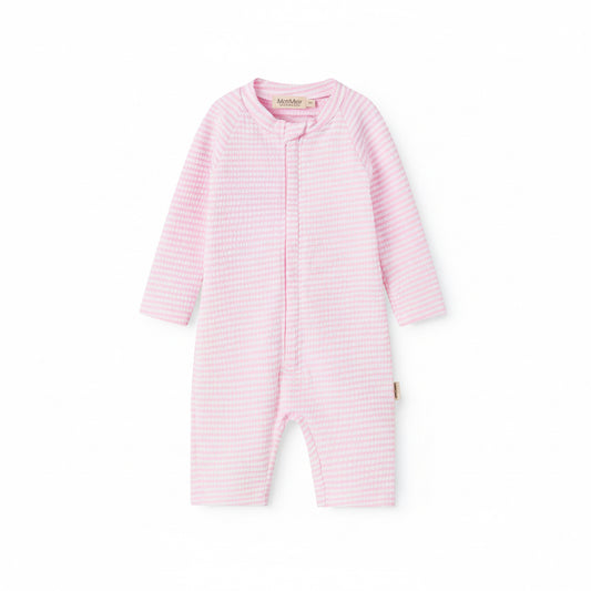 MarMar - Swal Suit - Seersucker Swim - Pink Stribe