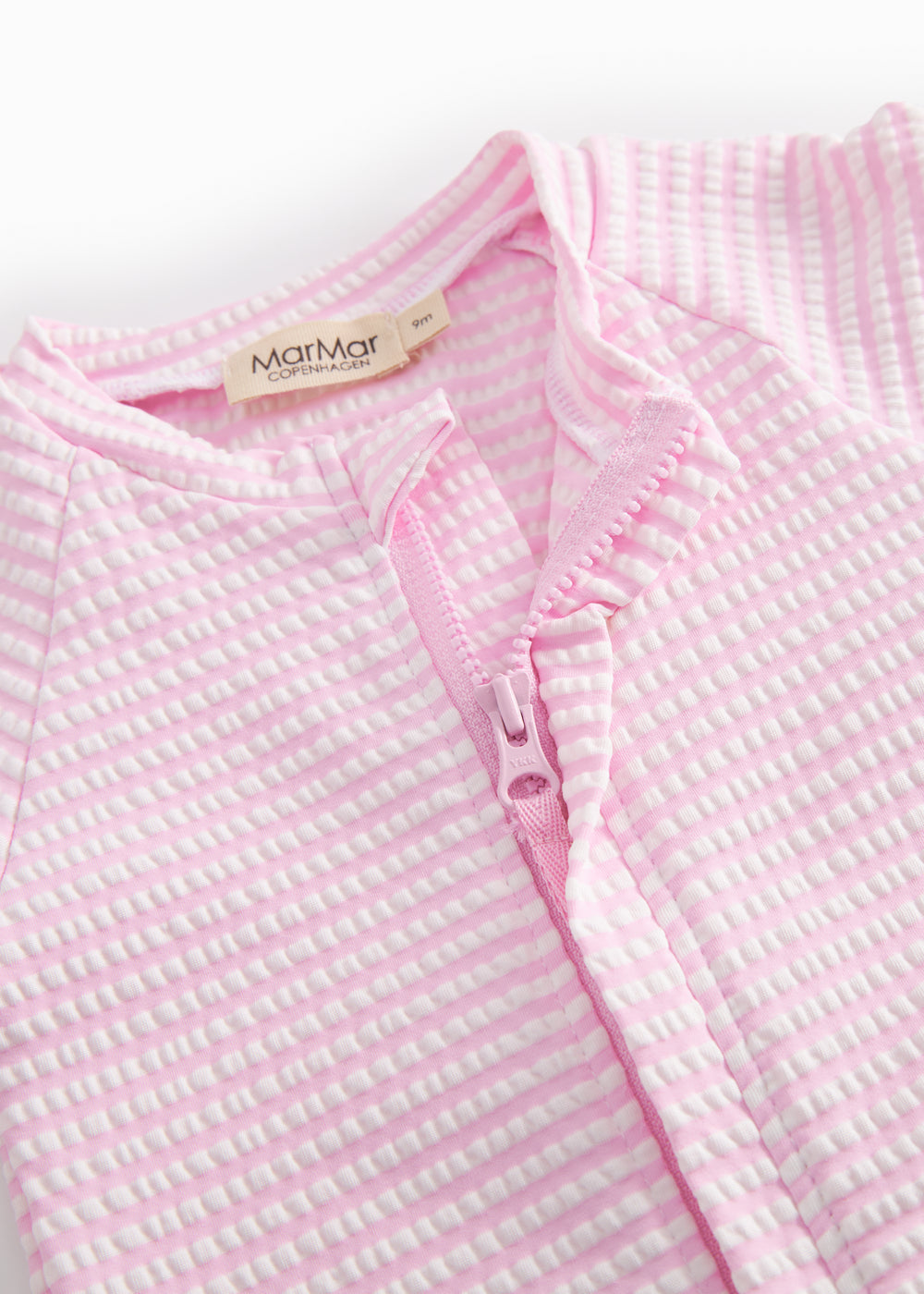 MarMar - Swal Suit - Seersucker Swim - Pink Stribe