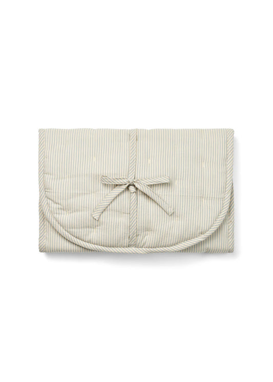 Marmar Pusleunderlag - Blue Stone Stripe