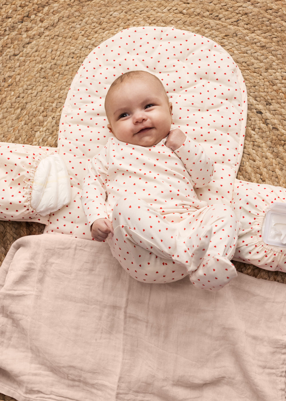 Marmar Pusleunderlag - Happy Hearts