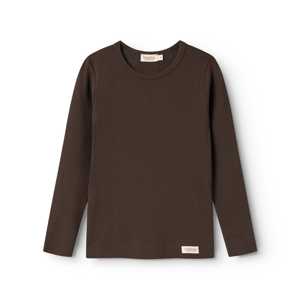 Marmar - Plain Tee LS - Modal - Dark Roast