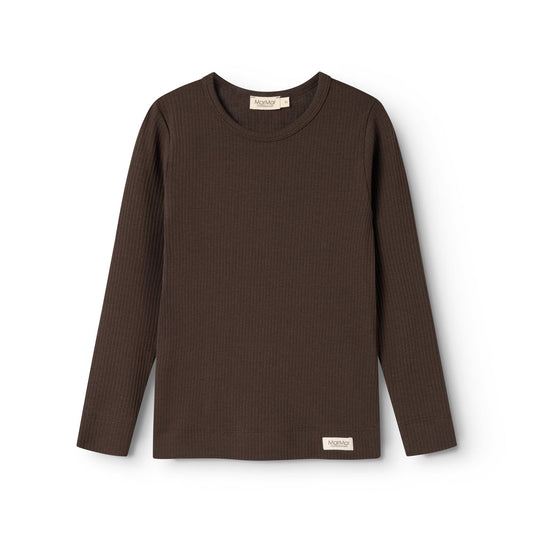Marmar - Plain Tee LS - Modal - Dark Roast