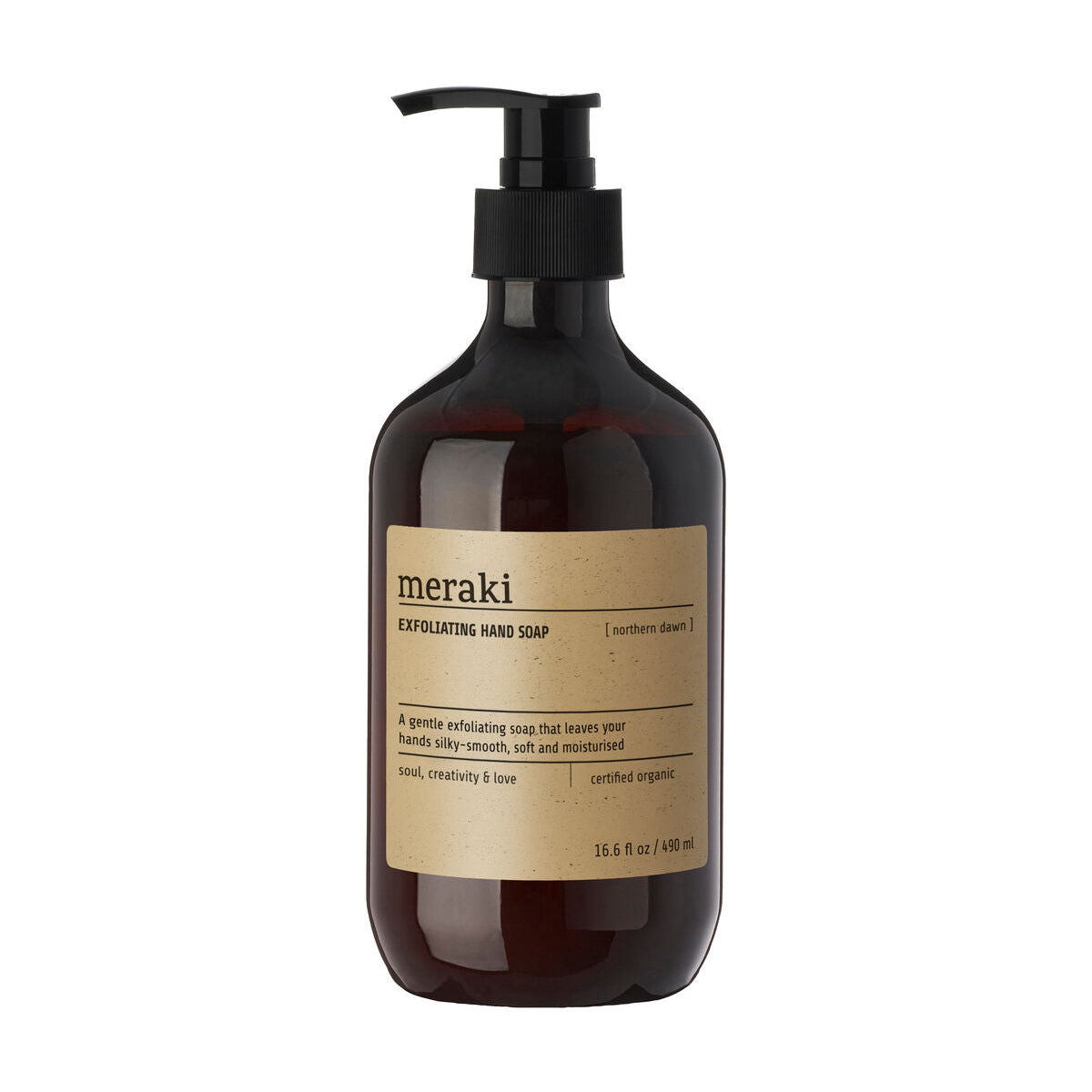 Meraki Exfoliating hand soap, Northern Dawn, 490 ml